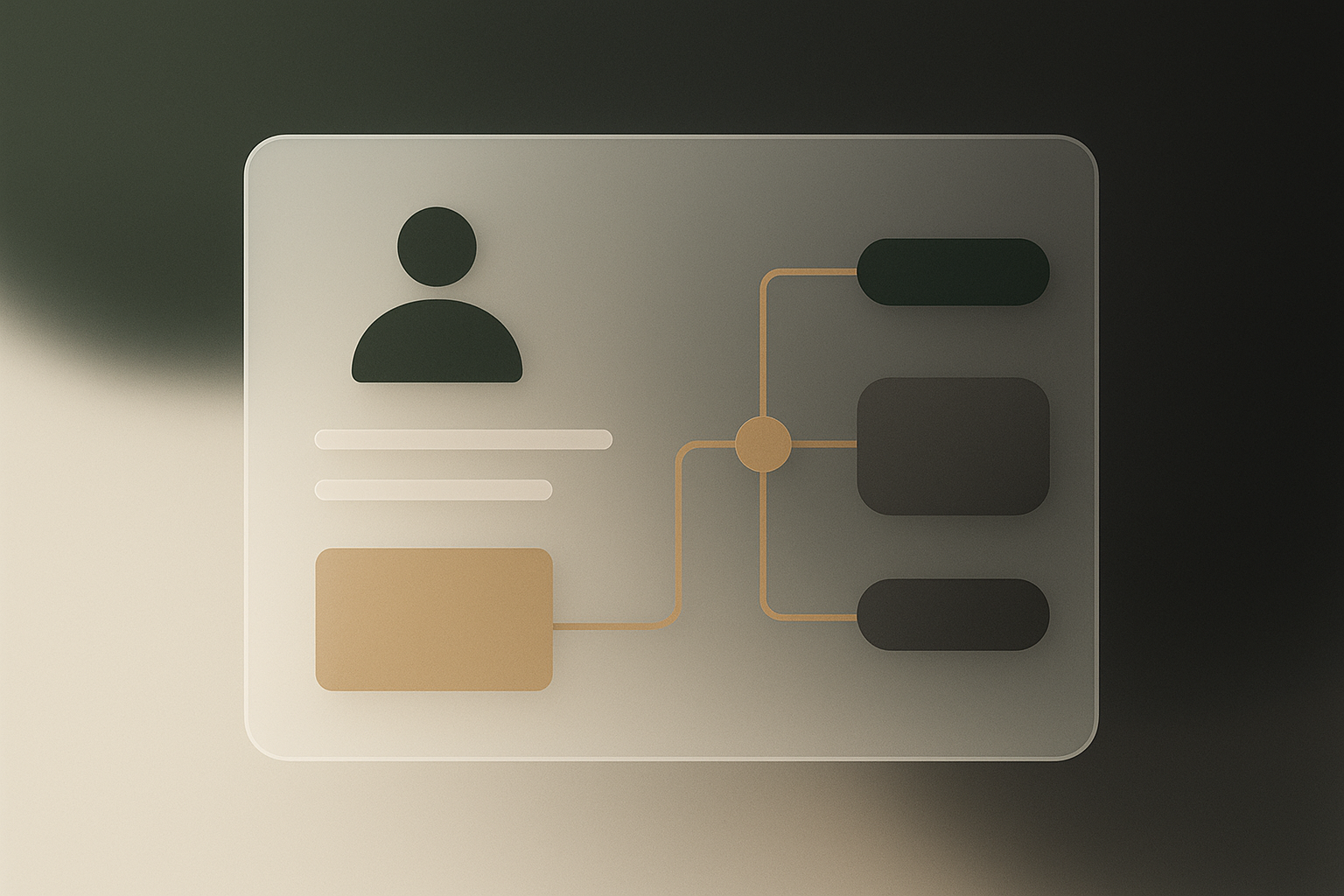 CRM record and automated workflow diagram
